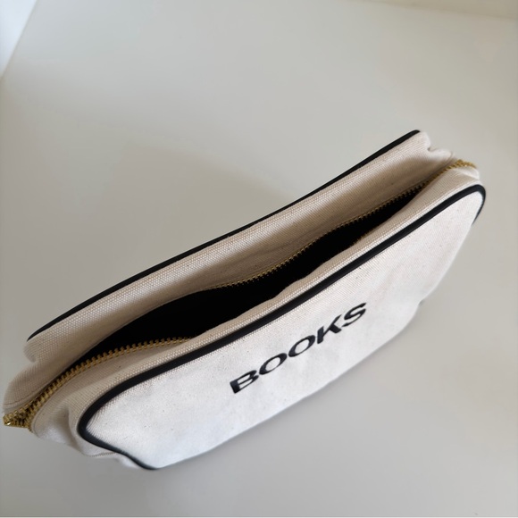 Stoney Clover Lane Canvas Large BOOKS Pouch Embroidered - Picture 5 of 11